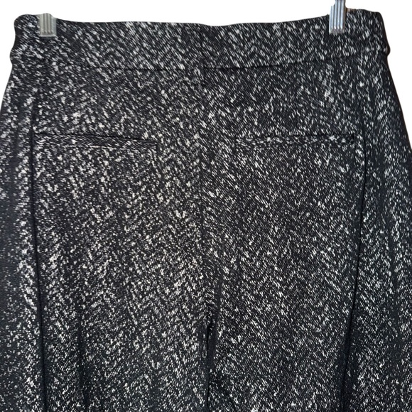 Spanx Ponte Barrel Leg Pants Black Herringbone High Waist Relaxed Fit Sz M nwot - Picture 6 of 10